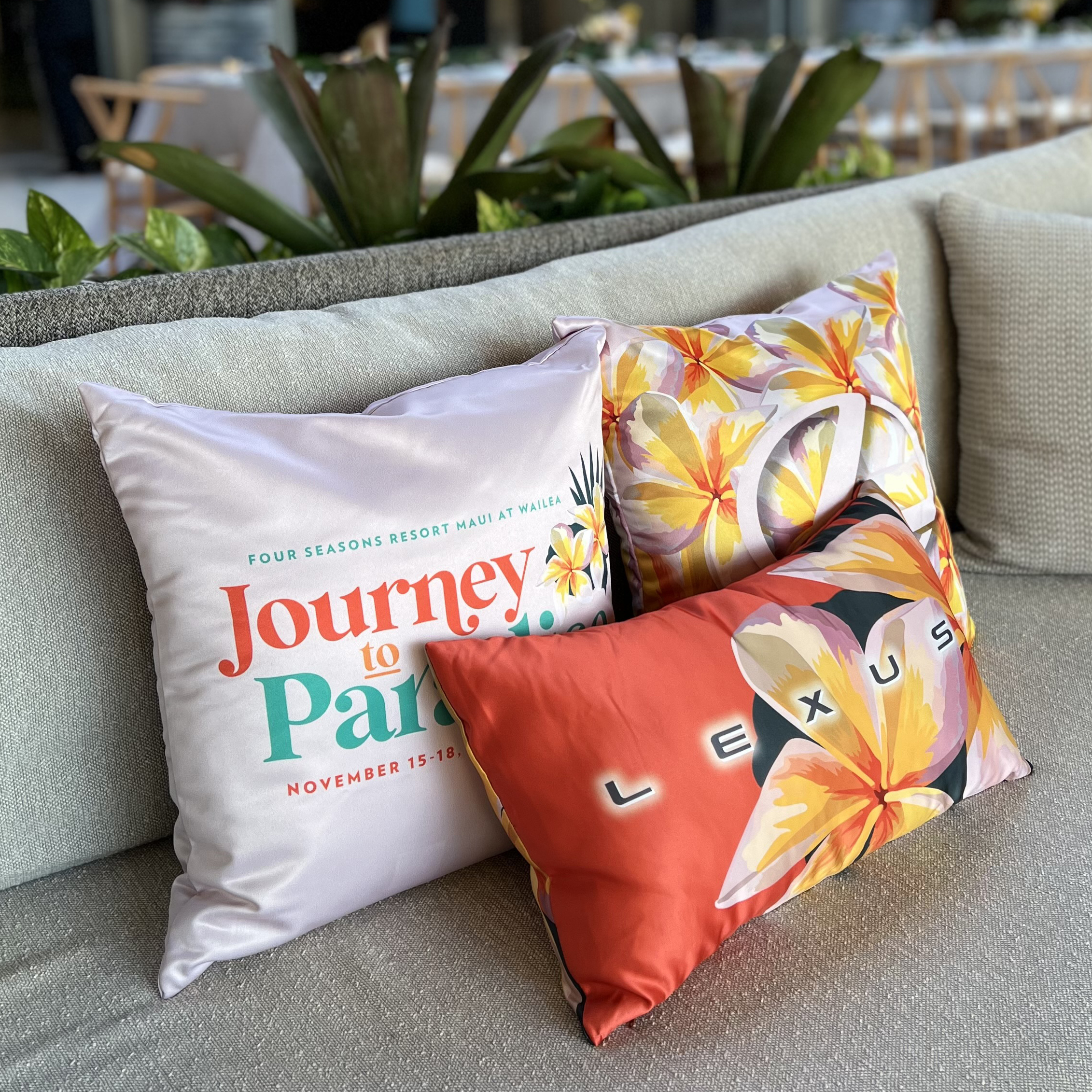 Lexus Event Pillows